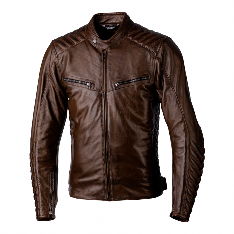 RST ROADSTER 3 CE MENS LEATHER JACKET Module Moto